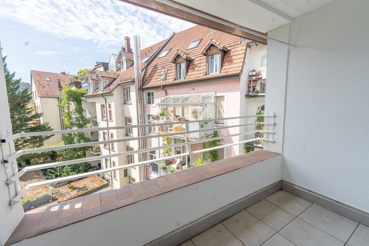 Ausblick Balkon