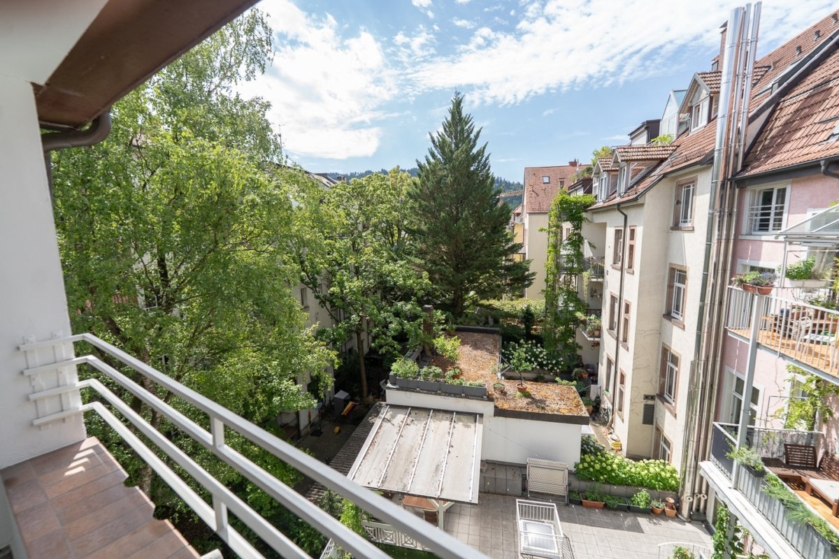 Ausblick Balkon
